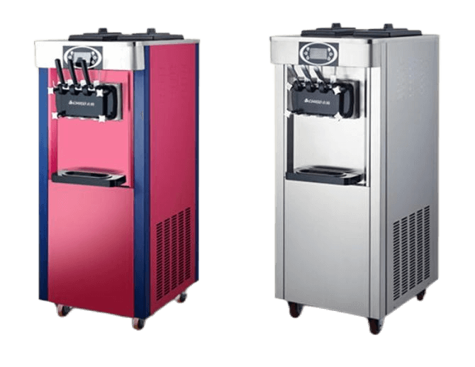 Features of the vertical soft ice cream machine