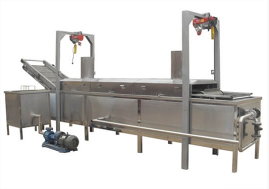 belt frying machine