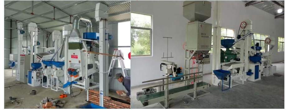 complete set of rice milling equipment