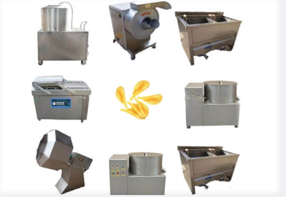 semi automatic potato crisps production line