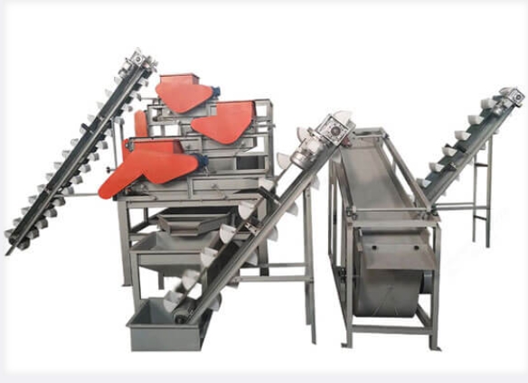 almond shelling machine