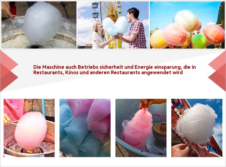 Anwendung für Zuckerwattehersteller