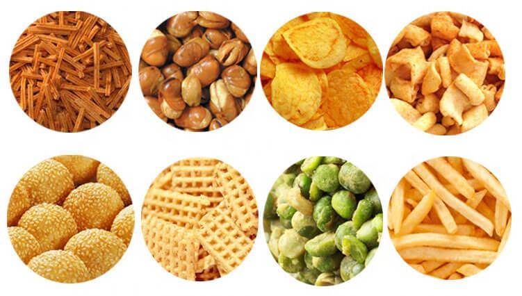 application of potato chips flavoring mixer machine